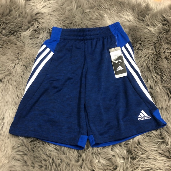 Adidas | Boy's Basketball Shorts | Blue | Small - Picture 1 of 2